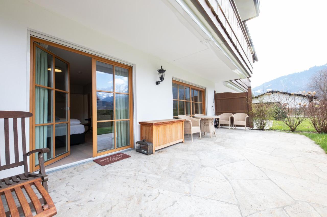 Koenigsblick Apartment การ์มิช-พาร์เทนเคียร์เชน ภายนอก รูปภาพ